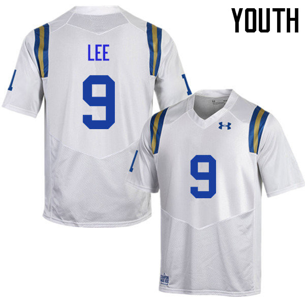 Youth #9 Dymond Lee UCLA Bruins Under Armour College Football Jerseys Sale-White - Click Image to Close